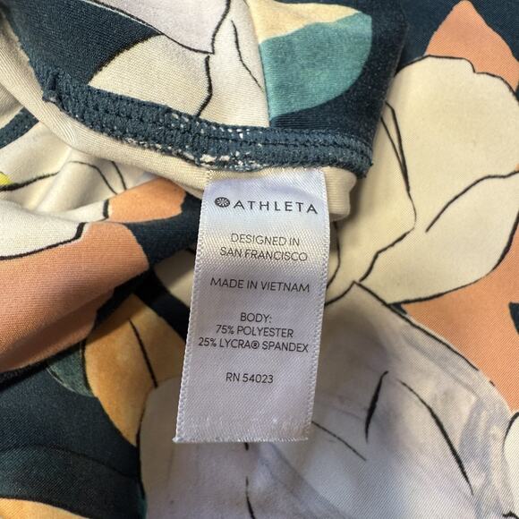 Athleta Floral Elation 7/8 Women’s Activewear Leggings SZ Small Fitness Athletic - Picture 8 of 13